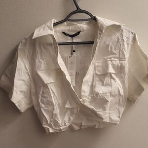 Zara Cream Eco-Friendly Shirt